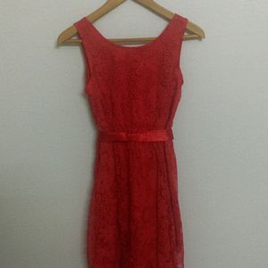 Red Lace Dress