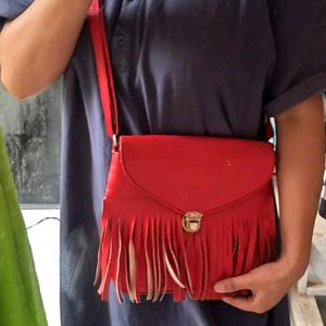 Red Sling Bag