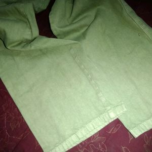 Green Cargo Jeans