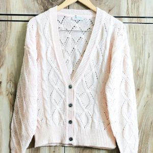 Peach Colour Designer Cardigan Size-40