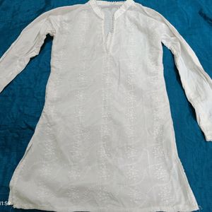 White Kurta Daily Wear