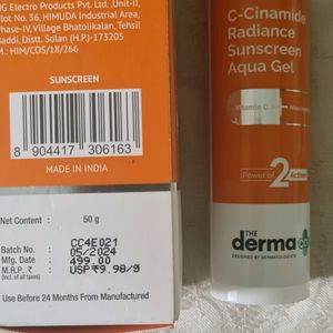 Derma Co. Sunscreen +  + Nail Tips