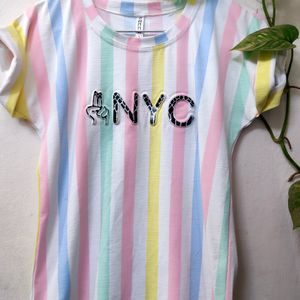 Pastel Multicolour Top For Girls