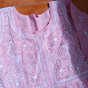 Beautiful Long Chikankari Kurti