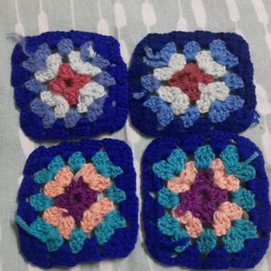 Granny Square Crochet Piece