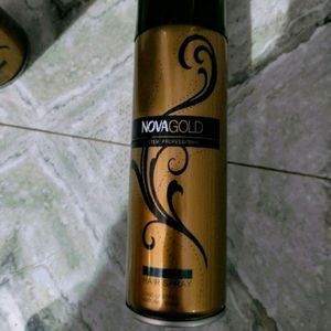 Nova Professional Gold Hair Spray 1 New Sealed