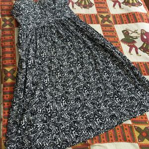 Very Pretty Western Strip Frock/Midi Dress