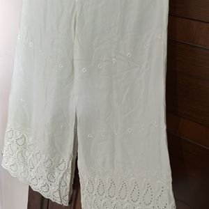 White Chinkari Palazzo