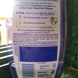 Nivea Powerfruit Shower Gel