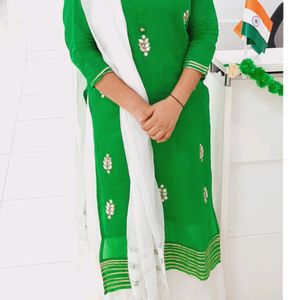 Party Wear Straight Kurti