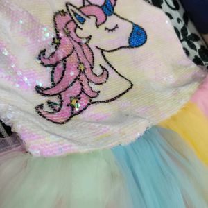 Unicorn Sequence Work Net Gown