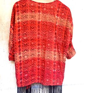 Coral Black Designer Shrug (Women)