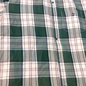 A Brilliant Men's Shirt(M) With Green & Grey Color