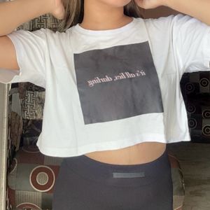 “It’s All Lies Darling” Comfy Crop Top