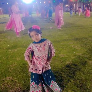 Designer heavy sharara set for 2-4yrs old