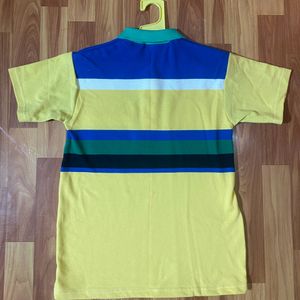 Yellow Colour Block T-shirt