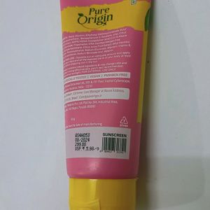 Pure Origin Korean Face Wash+Sunscreen