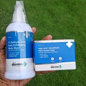 The Derma Co Combo Body Wash And Soap