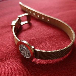 Rose Gold Bracelet Like Watch