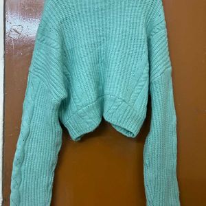 V Neck Woolly Pullover