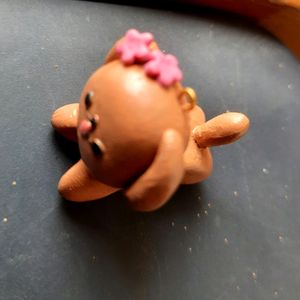 Dog Clay Charm