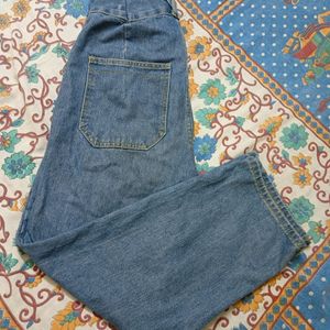 High Waisted Blue Jeans