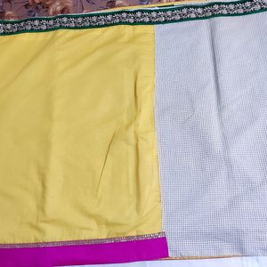 WOMEN DOUBLE SHADED SAREE