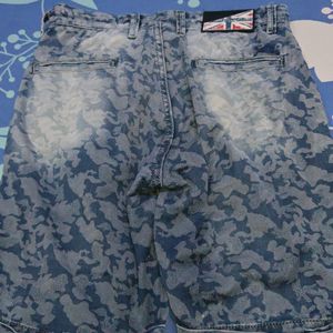 Blue Colour Shorts for Night ware