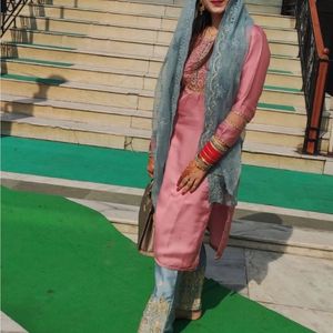 Kurta Set With Heavy Pant And Dupatta