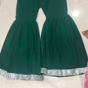 green mehndi spl new sharara set