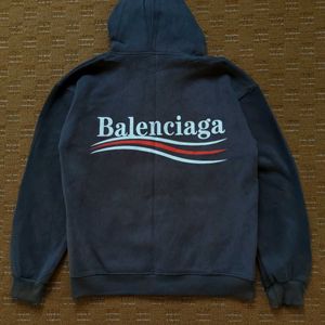 BALENCIAGA HOODED ZIPPER UPPER