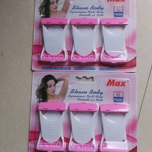 6 Pic Max Hair Removal Razor