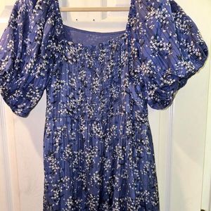 Mango Women's Blue Dress