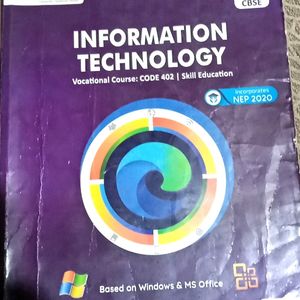 IT Information Technology Book Computer