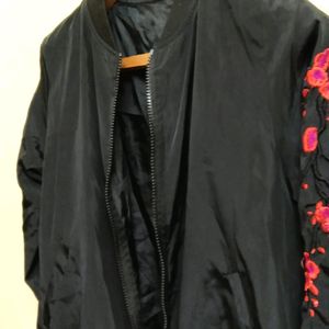 Embroided Black Jacket