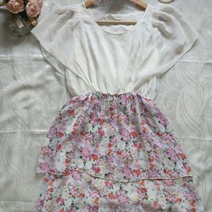 Zingrin Floral Layered Dress