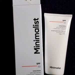 Minimalist Sunscreen SPF 50