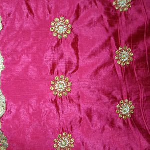 Women New Party Wear Saree With Stitched Blouse