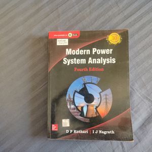 Modern Power System Analysis Book