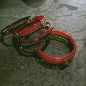 4 Bangles Set Like New