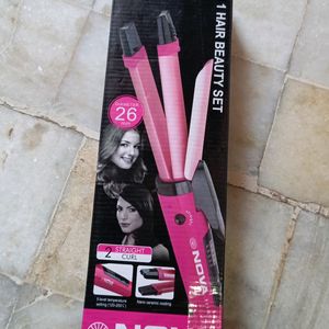 New NOVA Hair Straightener Curler