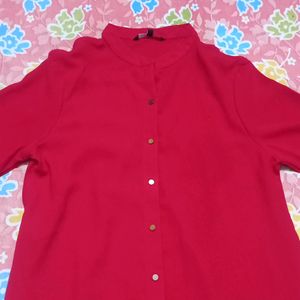 Long Red kurti