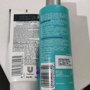 Loreal Paris Hair Spa Shampoo With Ponds Facewash