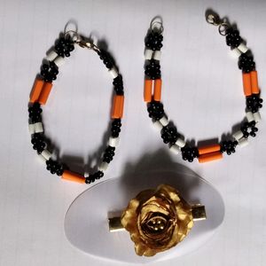 Unisex Traditional Fashion Bracelets And Hairclip