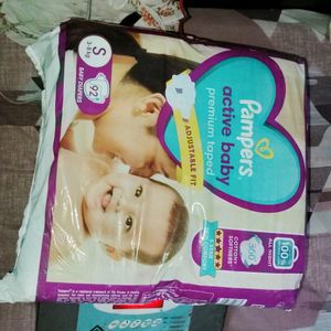 Pampers Taped style Size S Active baby Diaper