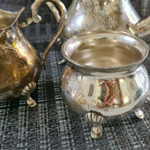 Antique Brass Tea Set