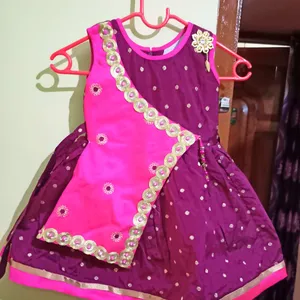 Traditional Diwali Outfit Pure Silk Cotton Lining