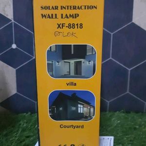 💥solar Interaction Wall Lamp Brand New Full Work