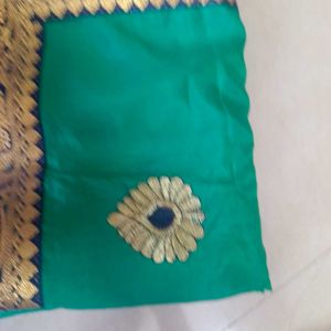 New Saree Sea Green