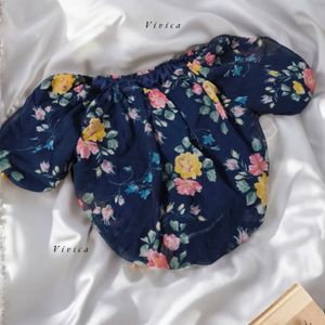 Cute Floral Crop Top M Size New